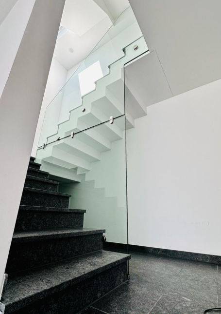 Treppen- Absturzgeländer Sicherheitsglas